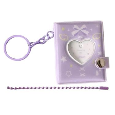 Imagem de Álbum De Fotos Chaveiro,PVC, Portátil e Impermeável,5 cm Pequeno Álbum de Fotos Porta-chave - Para Aniversário Casamento dos Namorados Uso Diário Viagem Crianças Adultos