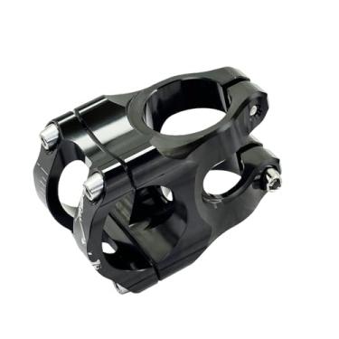Imagem de Mesa de guidão leve de 31,8 mm para bicicleta de MTB Racing, feita em liga de alumínio CNC, ideal para downhill e mountain bike. Acessório para bicicleta.(Black)