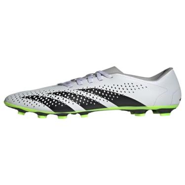 Imagem de adidas Tênis unissex Accuracy.4 Firm Ground, Branco/preto/limão lúcido, 34/35 BR