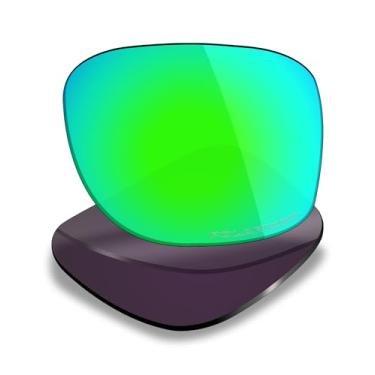 Imagem de Mryok Lentes de reposição ultra polarizadas para óculos de sol Ray-Ban RB5228 53 mm, HD Polarized, proteção UV, resistente a impactos e ajuste perfeito - verde esmeralda
