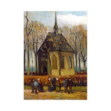 Imagem de Pintura Em Tela De Paisagem Do Mar Com Flores De Íris E Céu Estrelado 