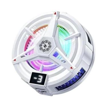 Imagem de Cooler Para Celular Ajustável Com Três Níveis, Sucção Magnética E Luz 