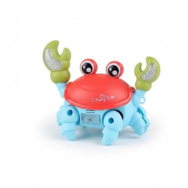 Imagem de Brinquedo Caranguejo Fujão Musical com Luz e Som – Brinquedo Infantil Interativo com Movimento Automático, Educativo para Bebês e Crianças, Estimula Engatinhar e Coordenação Motora