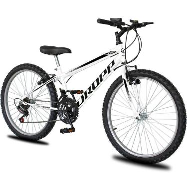 Imagem de Bicicleta Aro 24 Dropp Sport Infantil Adulto18 vel marchas Freio V-Brake-Unissex