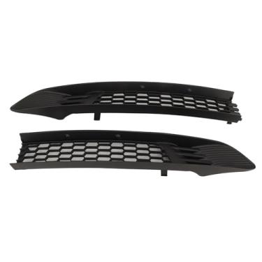 Imagem de aqxreight Grade do Para-choque Dianteiro do Carro Tipo Dividido, Substituição da Tampa da Grade de Admissão Fosca para 2017 a 2023, Proteção de Longa Duração, Para-choque Dianteiro Carro, de Malha