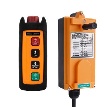 Imagem de Guindaste de corrente elétrico sem fio, controle remoto, 2 canais, 220 V, 380 V, guincho industrial, controle de rádio, guindaste, mini transmissor e receptor