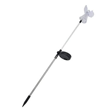 Imagem de Fafeicy Lâmpada Decorativa Em Forma de Anjo LED Com Luz Solar, Aço Inoxidável, Iluminação Colorida para Gramado e Jardim