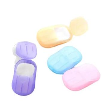 Imagem de Sabonete Mini Descartável Perfumado Em Papel Para Banheiro, Sabonete E