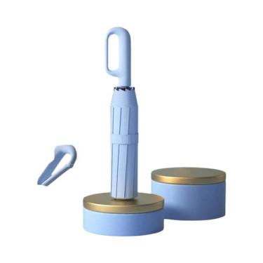 Imagem de Guarda-chuva Dobrável Unissex À Prova De Vento Com Proteção UV 72 Vare