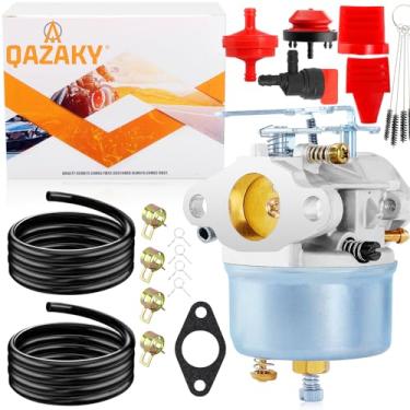 Imagem de QAZAKY Carburador Filtro de ar de substituição para Tecumseh 632113 632113A HS40 HSSK40 Toro 38010 38015 38250 Snowthrower 421 521 Snowblower 4HP 5HP 5HP ajustável 056-326 520-962 50-662 056326 520962