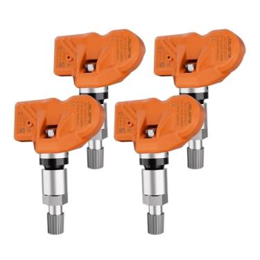 Imagem de Jsueng Pacote com 4 sensores de sistema de monitoramento de pressão de pneu adequado para BMW MINI Rolls Royce, sensor TPMS de 433 MHz substitui 36106790054 36106856227