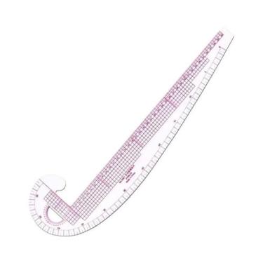 Imagem de Régua de costura curva francesa de plástico multifuncional Régua de cu