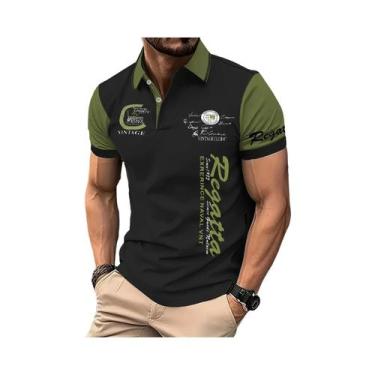 Imagem de Camisa Polo Masculina De Verão 2025 De Manga Curta Casual Confortável 