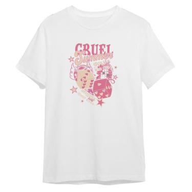 Imagem de Camiseta Taylor Swift Cruel Summer Unissex Premium 100% Algodão - Feni