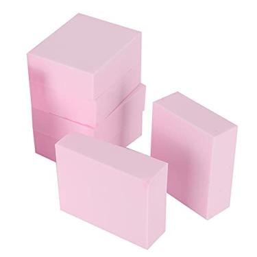 Imagem de ZJchao Esponja de Banho Pva de 6 Peças, Esponja de Chuveiro Macia para Adultos e Crianças, Com Bom Efeito Esfoliante, Rasgo e Longa Duração (Pó quadrado pequeno)