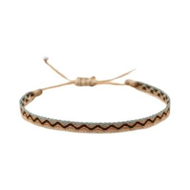 Imagem de Pulseira Boho Hippie Trançada À Mão Para Mulheres E Homens, Pulseira D