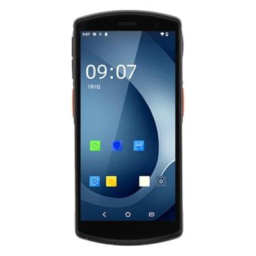 Imagem de Jopwkuin Coletor de Terminal de Dados Eficiente para Leitor de Código de Barras Portátil para Gerenciamento de Armazém, Leitor de Código de Barras NFC 1D 2D Sem Fio para Logística, Tela Cheia de