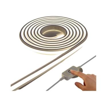 Imagem de Fita De LED Neon COB De Silicone Puro Sólido Ultra Brilhante Regulável