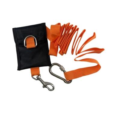 Imagem de Dynwave Corda de apoio para mergulho, equipamento profissional de mergulho livre, cordão de para mergulho autônomo, para câmeras fotográficas, Laranja