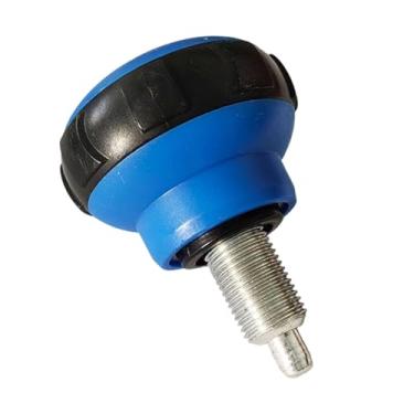 Imagem de predolo Botão de mola com pino de ajuste para bicicleta ergométrica, fácil de instalar, peça, botão de ajuste universal, acessórios para academia, Azul