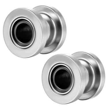 Imagem de LOMISS 2 Peças ALARGADOR AÇO CIRÚRGICO DUAS CORES (PRATA, 19MM)