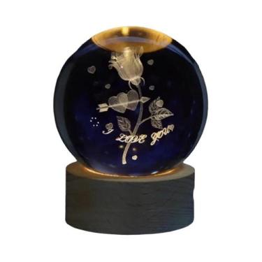 Imagem de Lâmpada LED USB Bola De Cristal Galáxia Para Presente De Aniversário, 