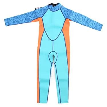 Imagem de Roupa de Mergulho Infantil, Elástica, Macia, Quente, Proteção Solar, Manga Comprida, Roupa de Mergulho para Meninas, Mergulho Autônomo (tamanho 10)