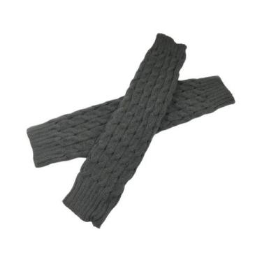 Imagem de Esportes ao ar livre moda feminina inverno malha crochê polainas leggi