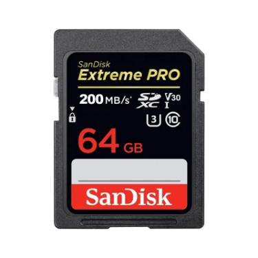 Imagem de Cartão Memória Sdxc Sandisk, 64GB, Extreme Pro V30 200mbs