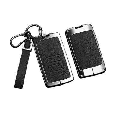 Imagem de Capa de liga de couro para chave de carro compatível com Koleos Kadjar Captur Megane Talisman Espace Clio Zoe Scenic 4 Arkana Dacia Sander(Style2)