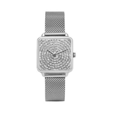 Imagem de Relógio De Pulso Feminino De Luxo Com Quartzo, Relógio Analógico Quadr