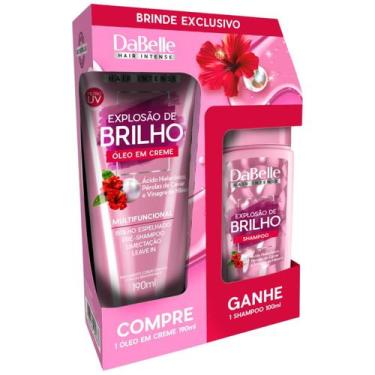 Imagem de Kit Dabelle Óleo em Creme 190ml + Shampoo 100ml Explosão de Brilho