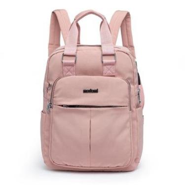 Imagem de Mochila Bolsa Feminina Executiva Notebook Reforçada Usb 12 Litros-Feminino