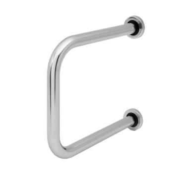 Imagem de Barra de Apoio Para Banheiro Vários Modelos Alça de Segurança Acessibilidade Idosos Deficientes(Barra U 40x30x40)