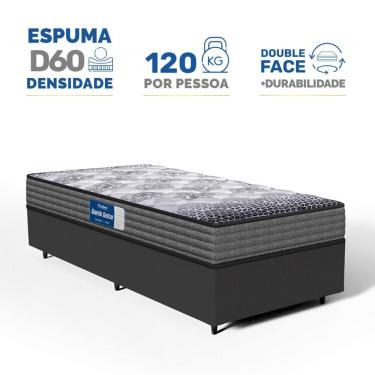 Imagem de Cama Box com Colchão de Espuma D60 Double Face Guarda Costas Comfort Force Probel Solteiro 88cm
