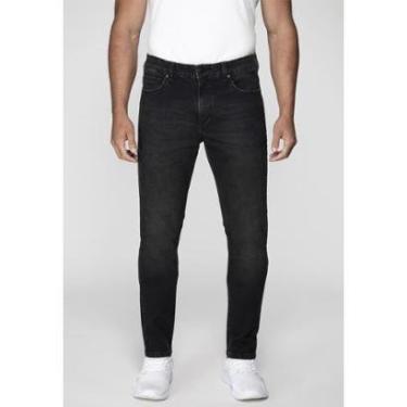 Imagem de Calça Jeans Slim Straight Preto-Masculino