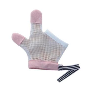 Imagem de Luvas Anti-Mordida Para Bebês 1 Par Proteção Para Mãos De Infantes E C