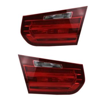 Imagem de Luz de freio, para-choque traseiro, lanternas traseiras, lanterna traseira, compatível com BMW Série 3 F30 316i 318i 320i 2013 2014 2015 (1 par interno, 2 peças)