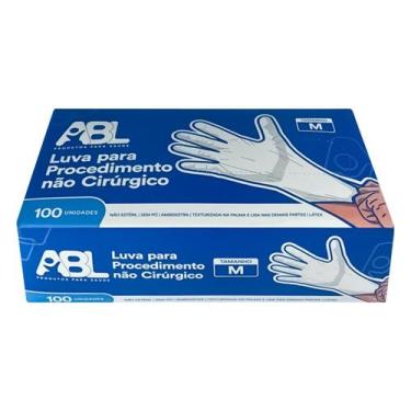 Imagem de Luva para procedimento não cirúrgico látex sem pó abl 100un tam: p, P