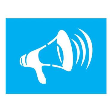 Imagem de Stencil Tamako Megafone - 15X20Cm - Ref A3573