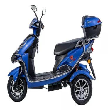 Imagem de Triciclo Elétrico Evolution Adulto Sem CNH 2026 - Smartway, Azul