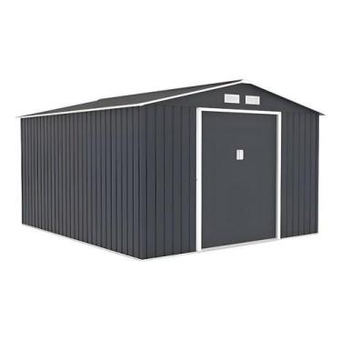 Imagem de Armario De Aco Casa Container Jardim Exterior 322x277x203cm Cinza - Sh