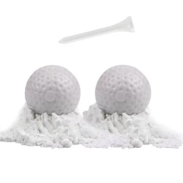 Imagem de Bolas de Golfe para Revelação Gênero com Pó que Estouram Perfeitas Pais em Espera Acessórios Festa Temática Tês