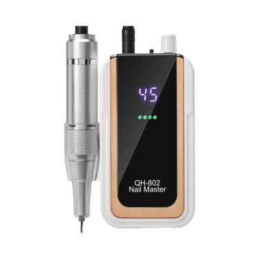Imagem de Máquina De Furar Unhas Elétrica Portátil Recarregável 45000RPM Baixo R