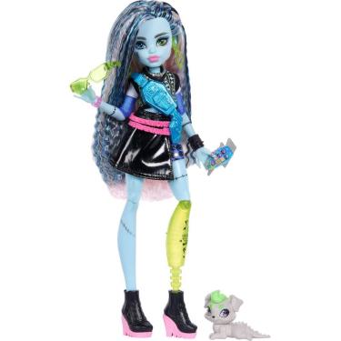 Imagem de Boneca Monster High Frankie Stein com Cachorrinho de Estimação e 7 Acessórios