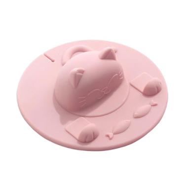 Imagem de Tampas para Copos | Com Porta-Sachês de Chá em Silicone Anti-Pó - Tampa para Copo de Café Vidro para Gato - Para Café Água Leite Bebidas Crianças Adolescentes Escritório Estudo
