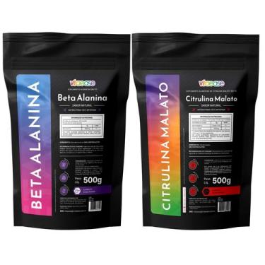 Imagem de Combo Beta Alanina + Citrulina Malato 2:1  Vitaease Combo:Beta Alanina
