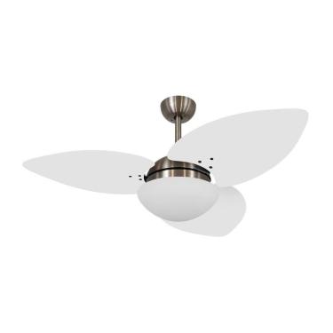 Imagem de Ventilador De Teto Dormamu Bronze 3 Pás Branco 110V