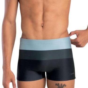 Imagem de Sunga Mash Boxer Estampa Listrada Colcci Box Forrada Cordão de Regulagem Masculina-Masculino