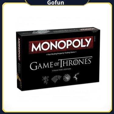 Imagem de Jogo de tabuleiro Monopoly Game of Thrones para festa familiar de 2 a 6 jogadores